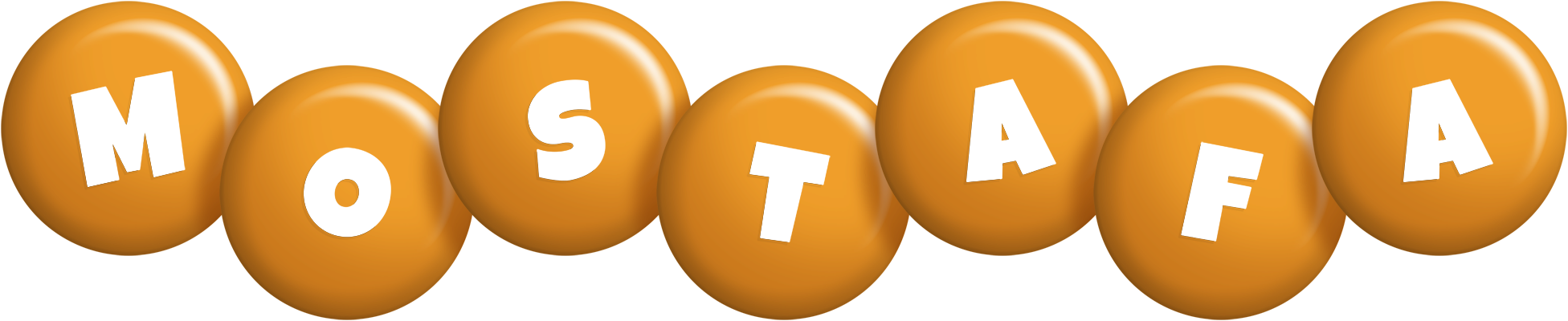 Mostafa candy-orange logo