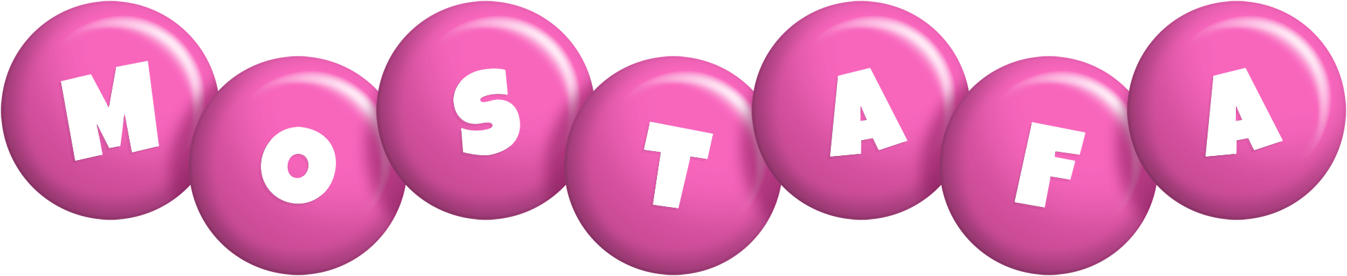 Mostafa candy-pink logo