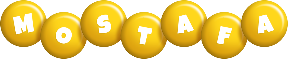 Mostafa candy-yellow logo