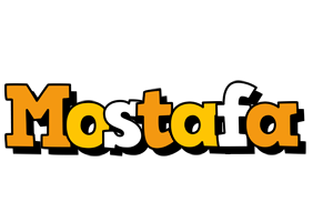 Mostafa cartoon logo