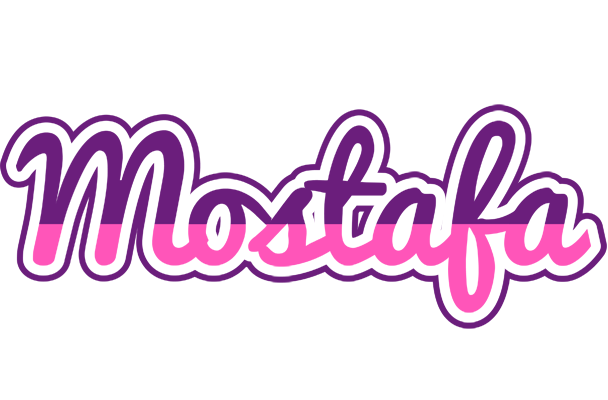 Mostafa cheerful logo