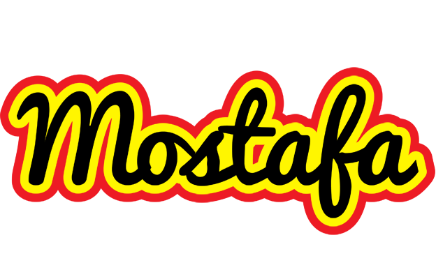 Mostafa flaming logo