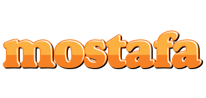 Mostafa orange logo