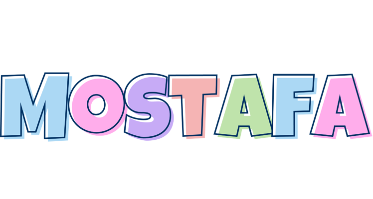 Mostafa pastel logo