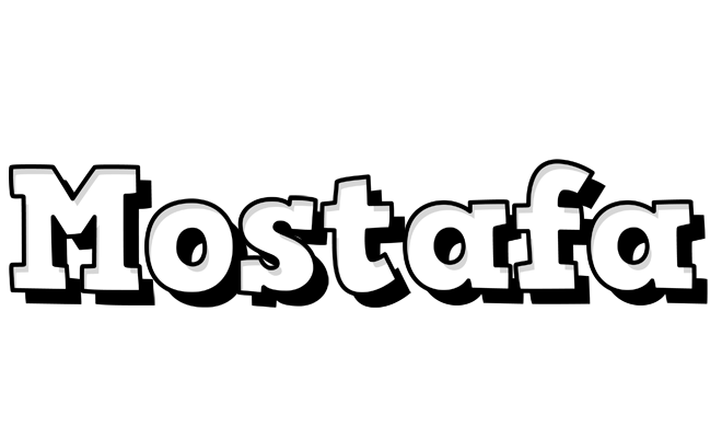 Mostafa snowing logo