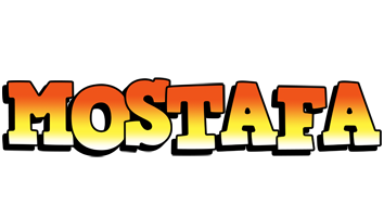 Mostafa sunset logo