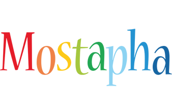 Mostapha birthday logo