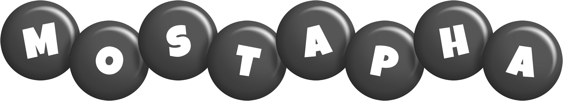 Mostapha candy-black logo