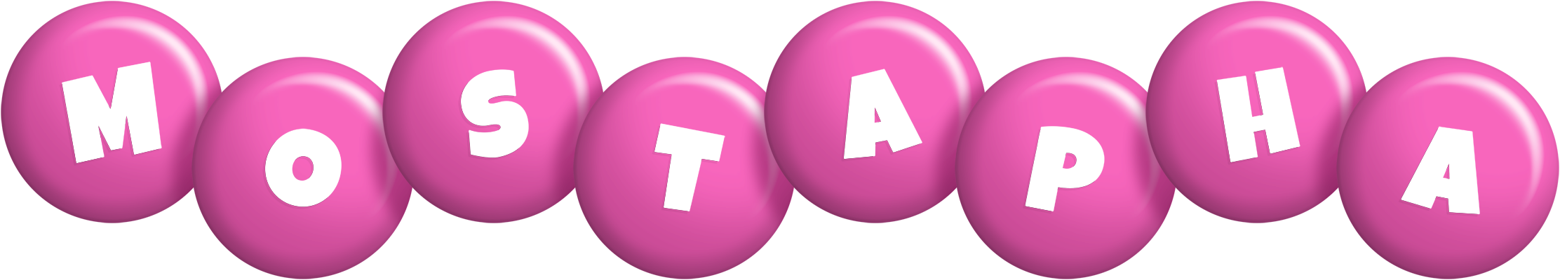 Mostapha candy-pink logo