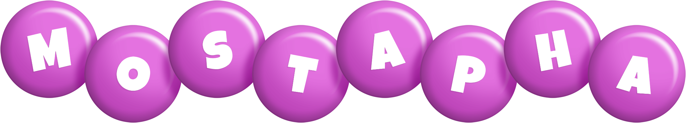 Mostapha candy-purple logo