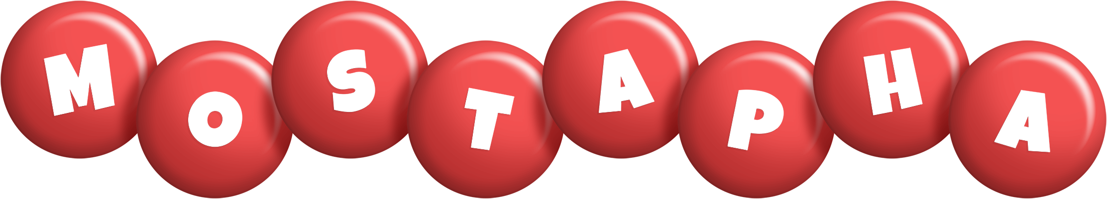 Mostapha candy-red logo