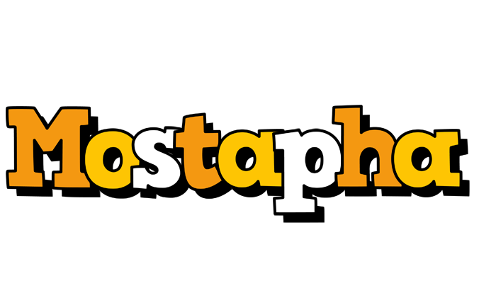Mostapha cartoon logo
