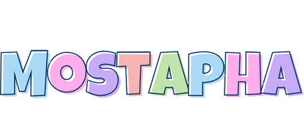 Mostapha pastel logo