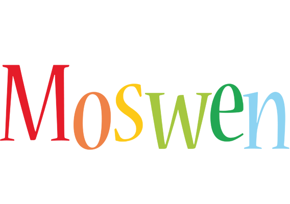 Moswen birthday logo