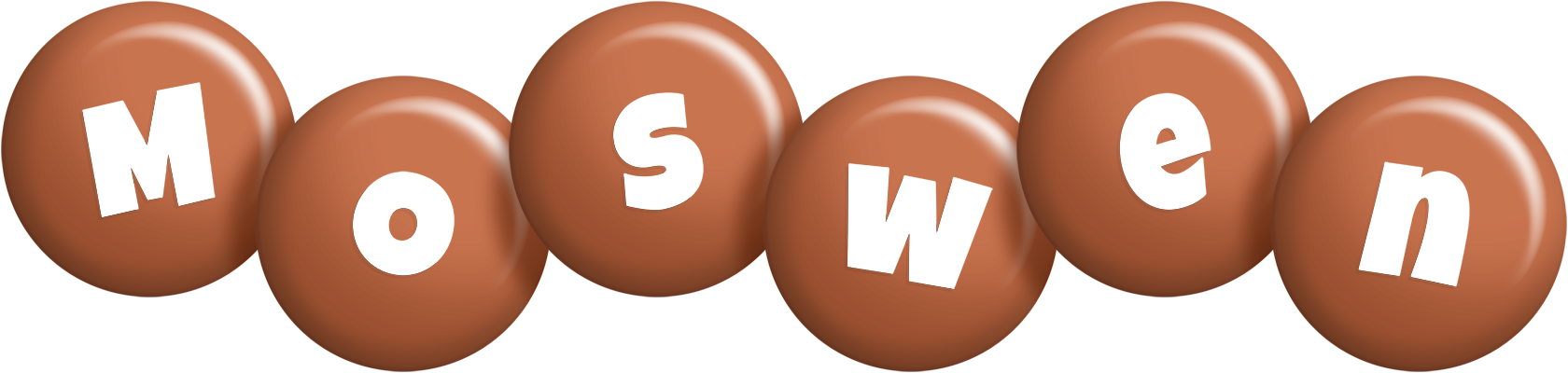 Moswen candy-brown logo