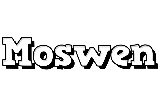 Moswen snowing logo