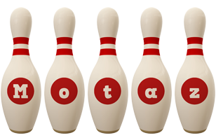 Motaz bowling-pin logo