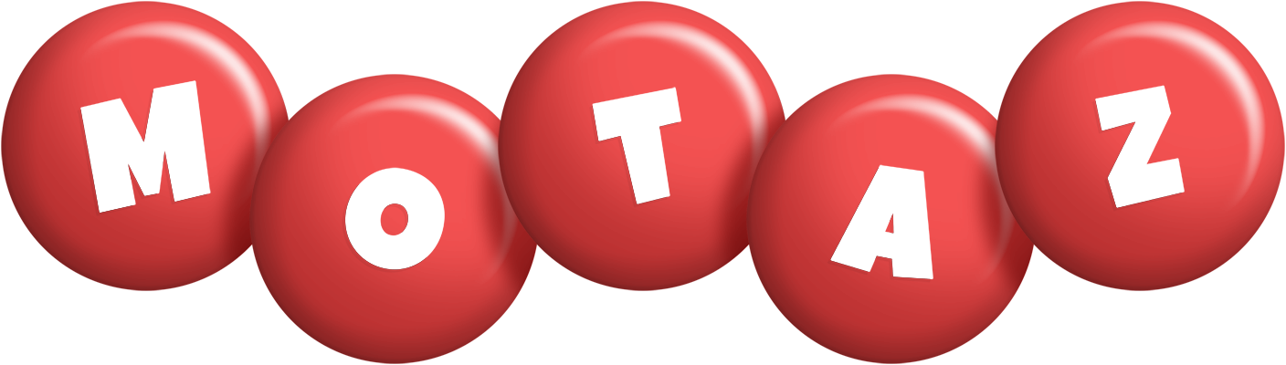 Motaz candy-red logo