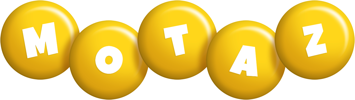 Motaz candy-yellow logo