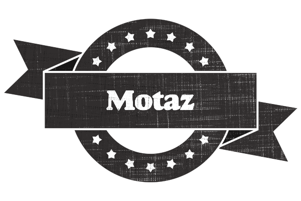 Motaz grunge logo