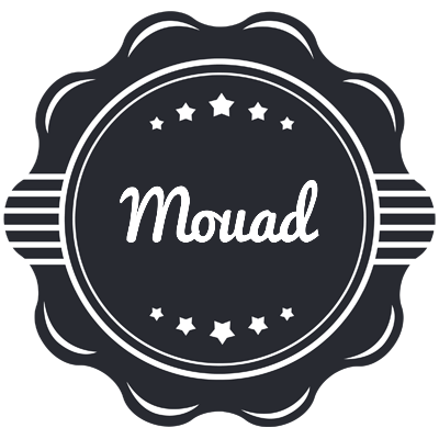 Mouad badge logo