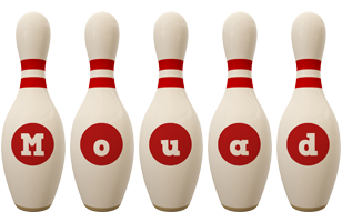 Mouad bowling-pin logo
