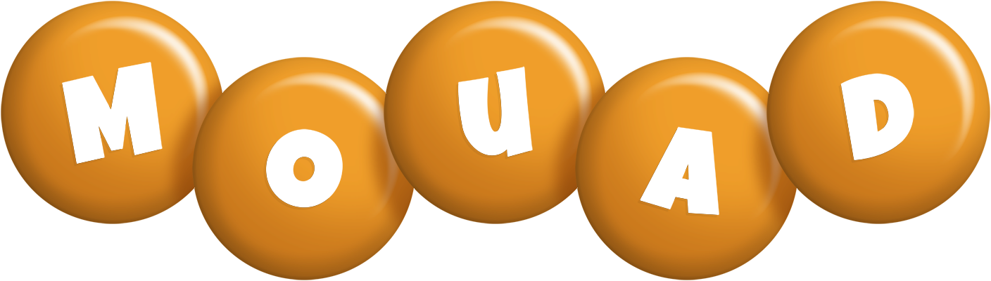 Mouad candy-orange logo
