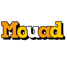 Mouad cartoon logo