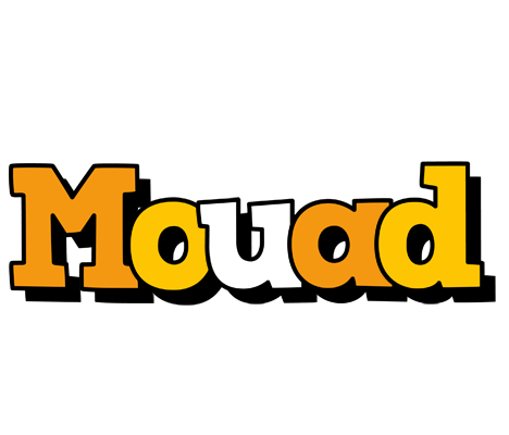 Mouad cartoon logo