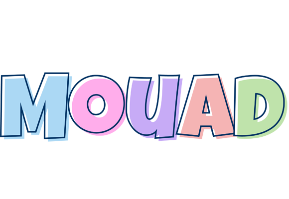 Mouad pastel logo