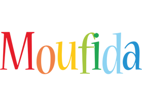 Moufida birthday logo