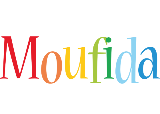 Moufida birthday logo