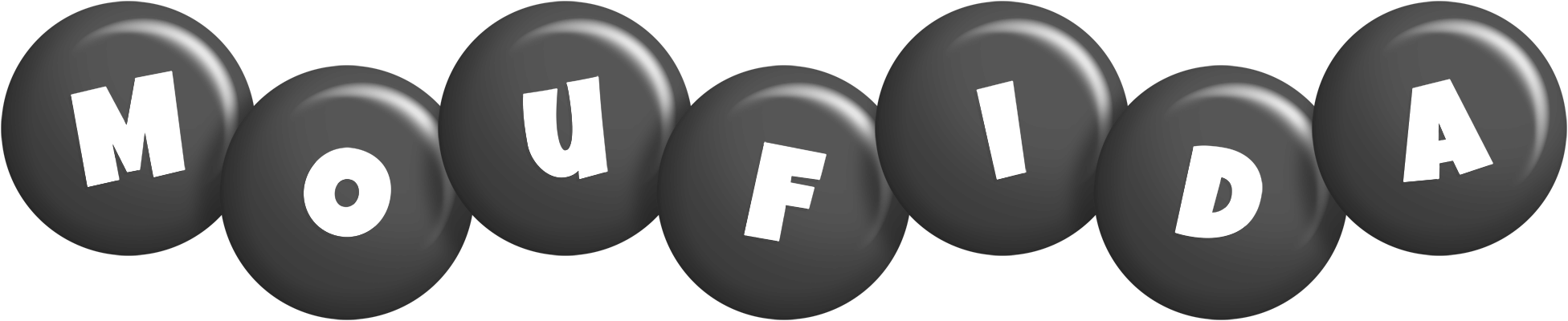 Moufida candy-black logo