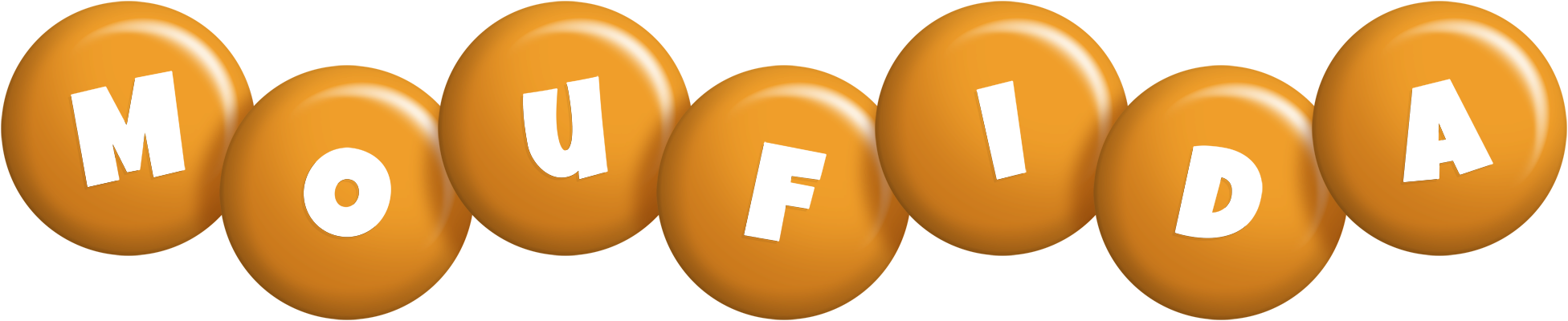 Moufida candy-orange logo