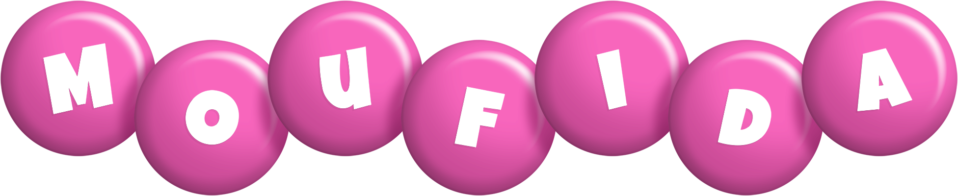Moufida candy-pink logo