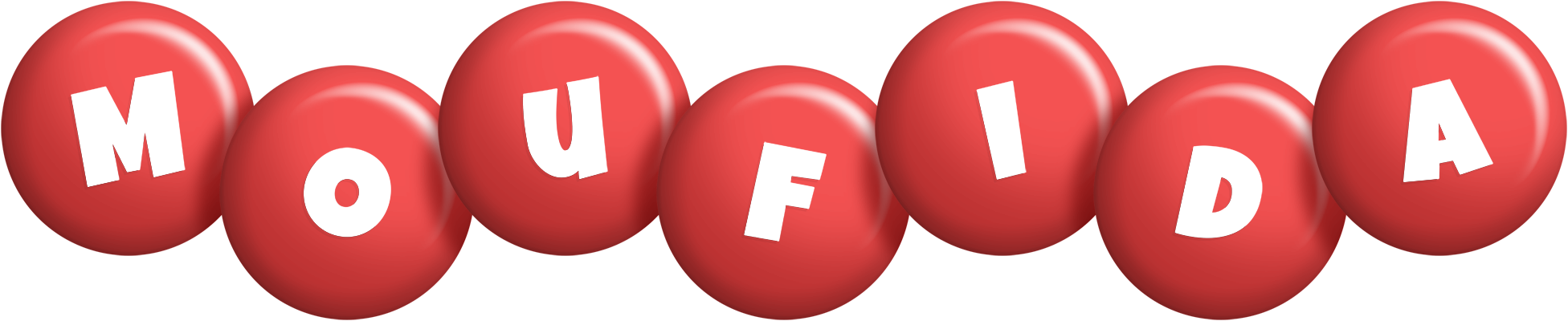 Moufida candy-red logo