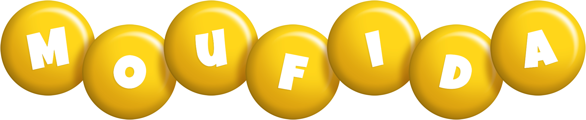 Moufida candy-yellow logo