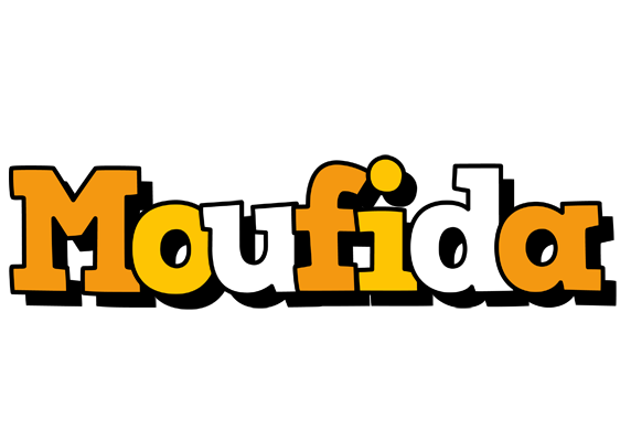 Moufida cartoon logo