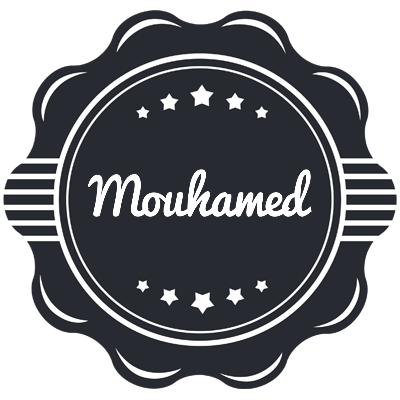 Mouhamed badge logo