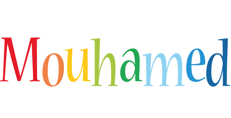 Mouhamed birthday logo