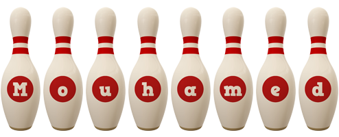 Mouhamed bowling-pin logo