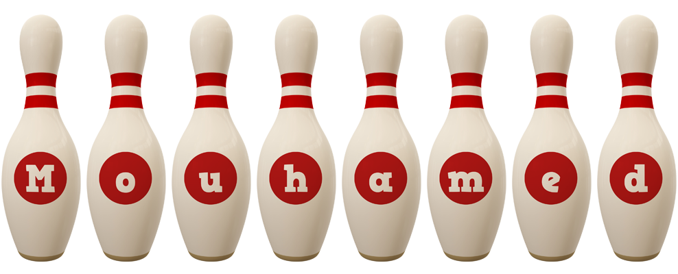 Mouhamed bowling-pin logo