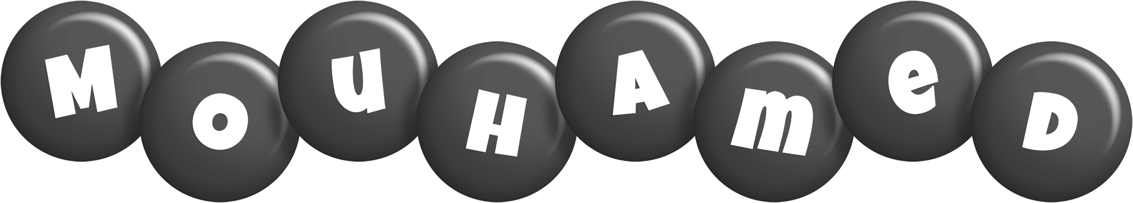 Mouhamed candy-black logo