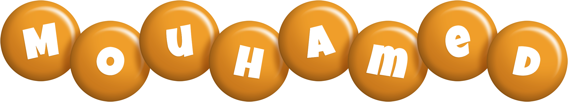 Mouhamed candy-orange logo