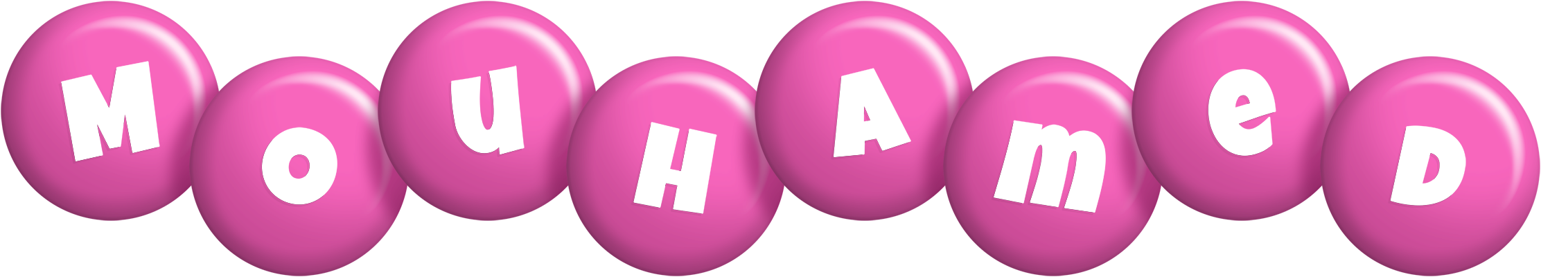 Mouhamed candy-pink logo