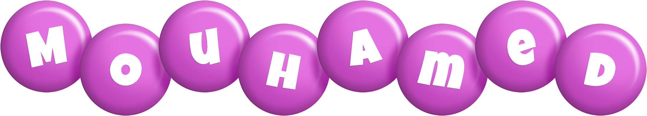 Mouhamed candy-purple logo