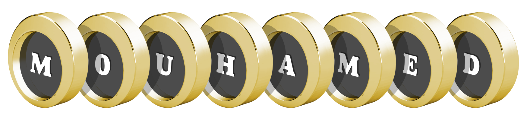 Mouhamed gold logo