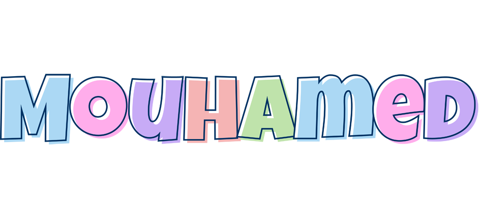 Mouhamed pastel logo