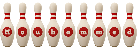 Mouhammed bowling-pin logo