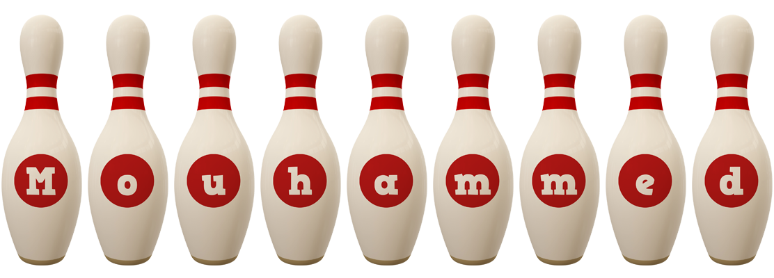 Mouhammed bowling-pin logo